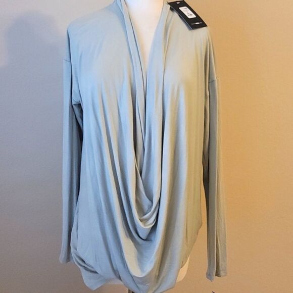 Fashion nova cowl hearted long sleeve size small - Picture 1 of 7
